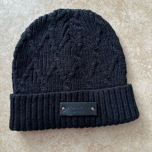 Black Knit Beanie by Diamond Supply Co.